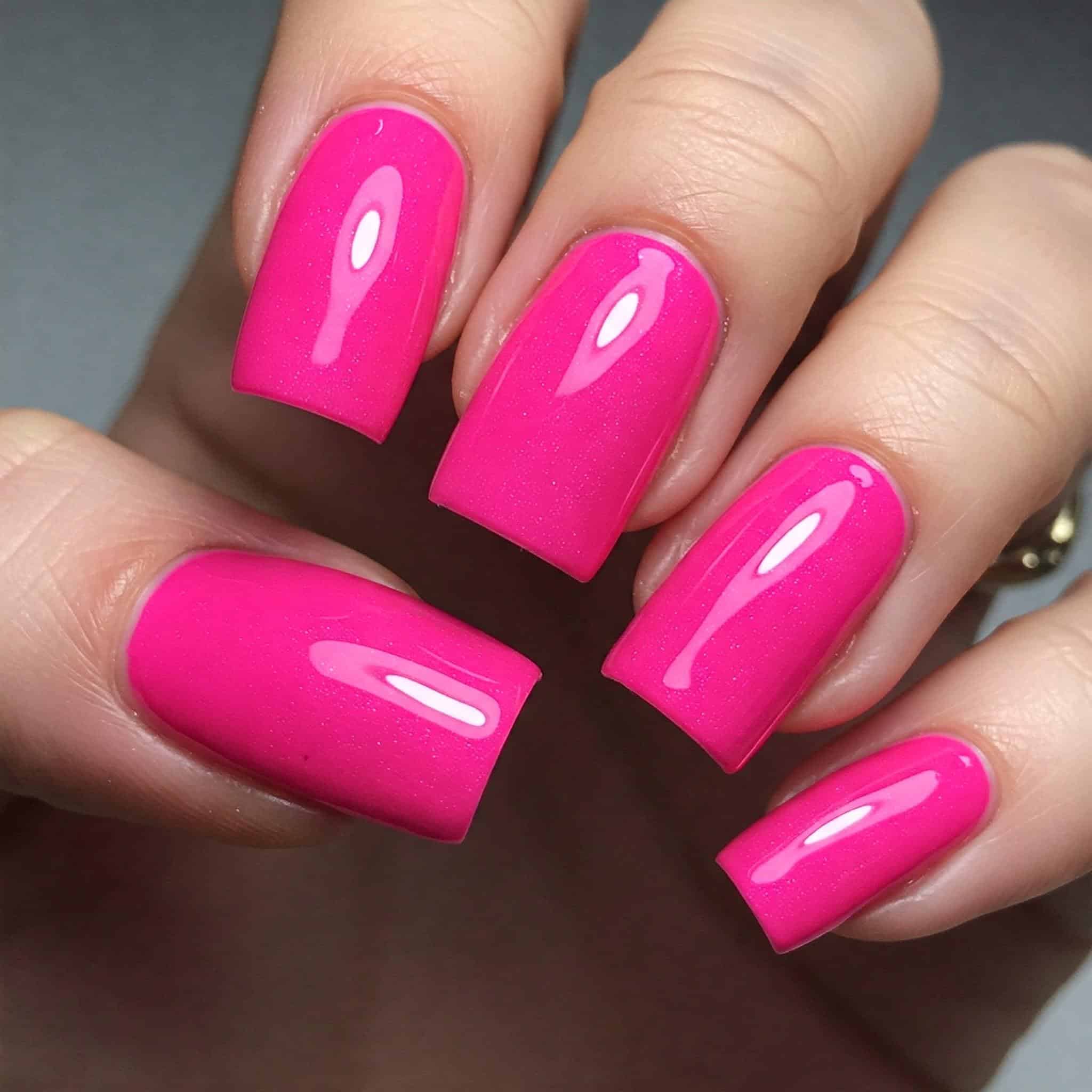 Barbiecore_Hot_Pink_Nails