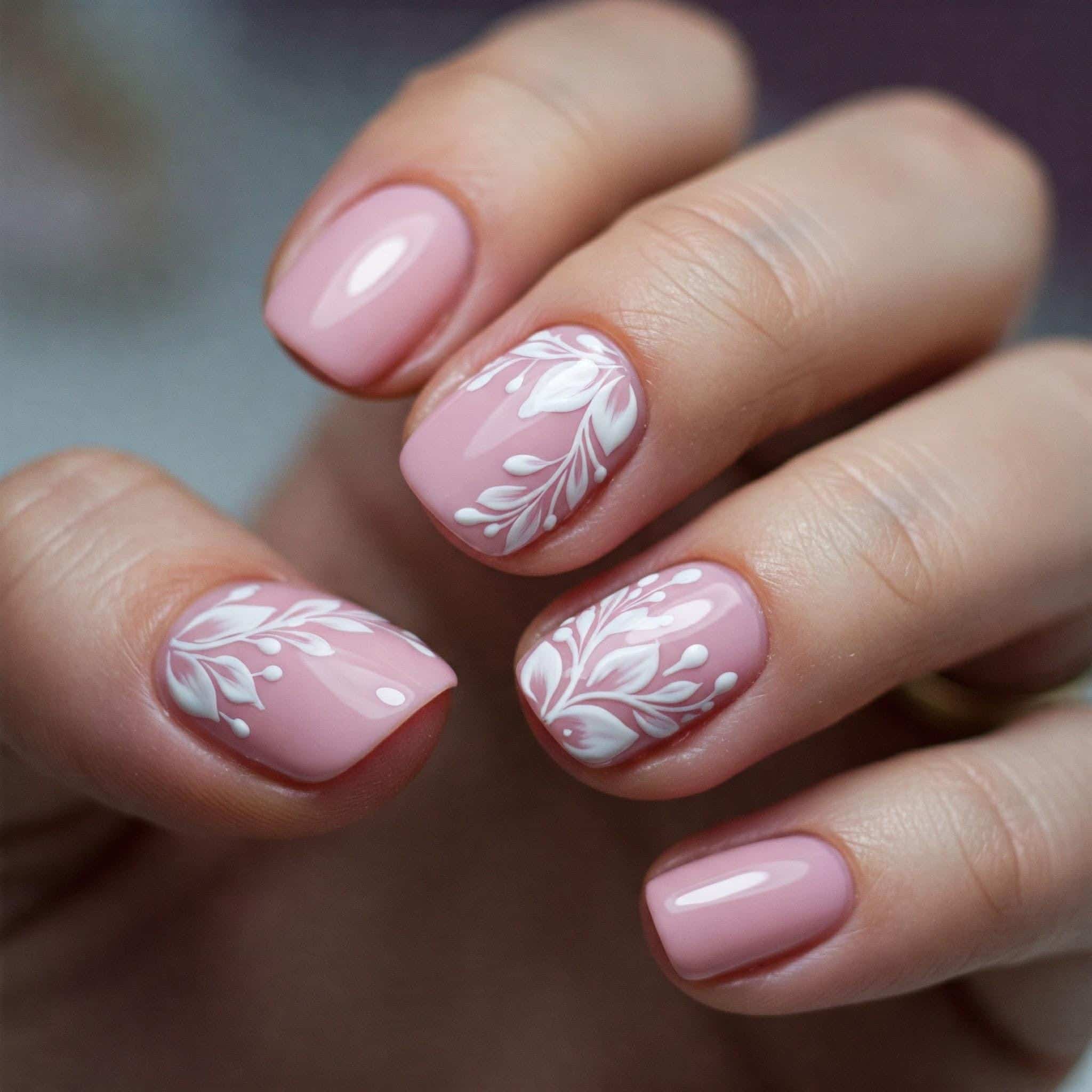 Floral_Pink_Nails