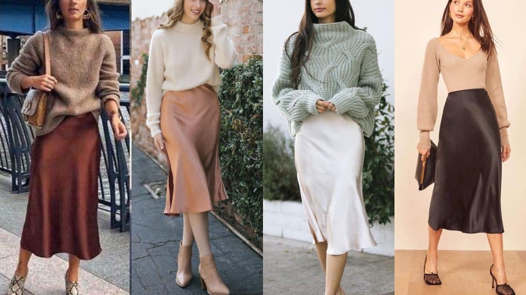 Satin Skirt Styles
