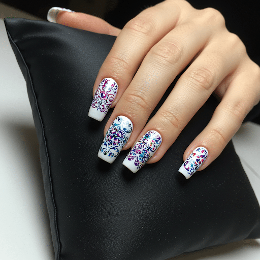 White_with_Stamped_Designs