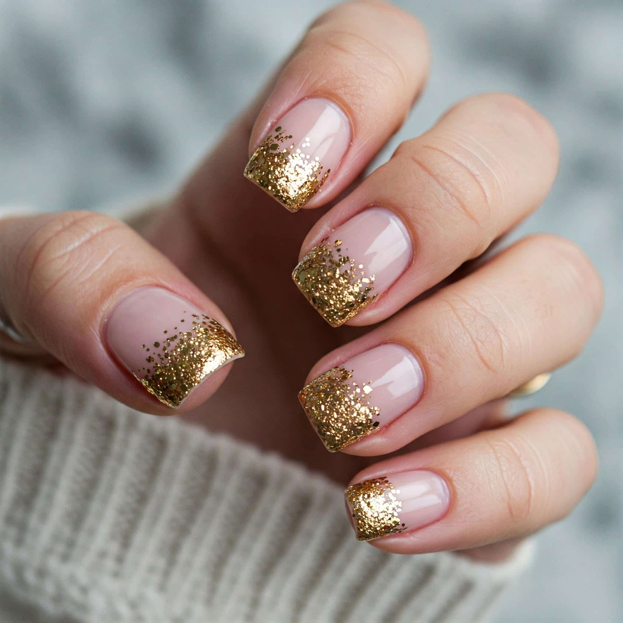 Champagne_Gold_Glitter_Tips