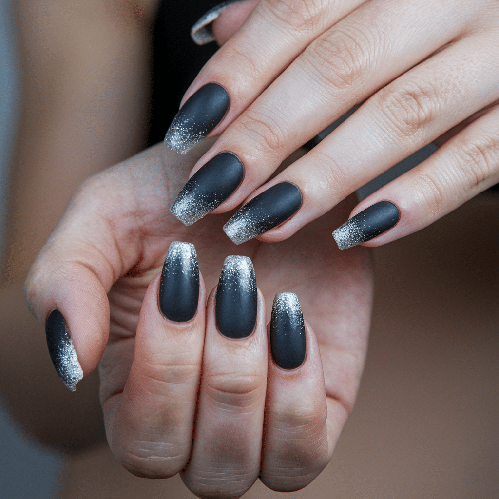 Charcoal_Gray_with_Silver_Glitter_Ombre