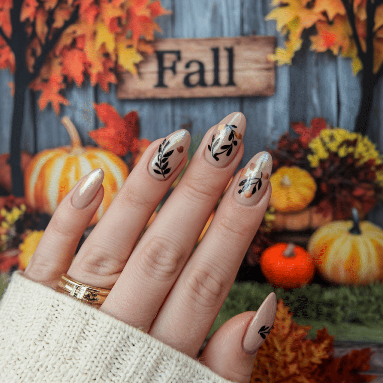 Classy Almond Nail Designs Perfect for Fall