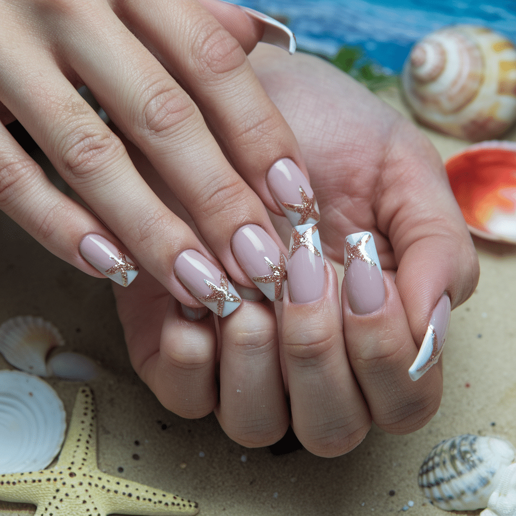 Glittery_Starfish_Tips