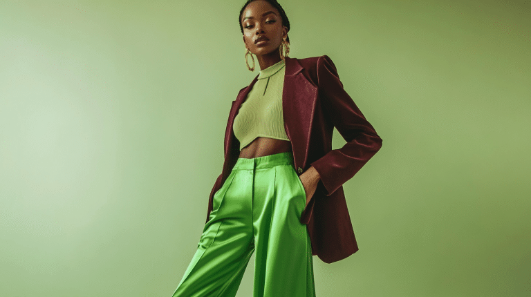 what to wear with green pants
