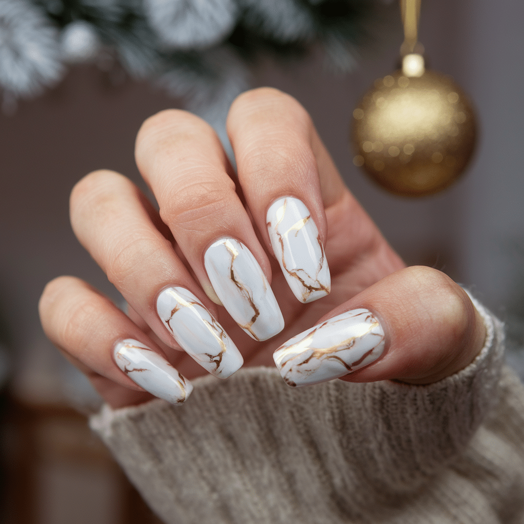 White_Marble_Nails