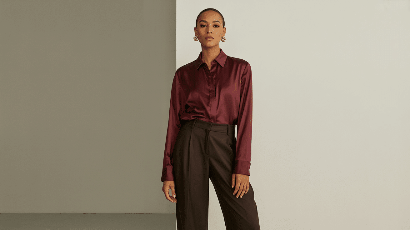 Burgundy_Shirt_with_Brown_Pants