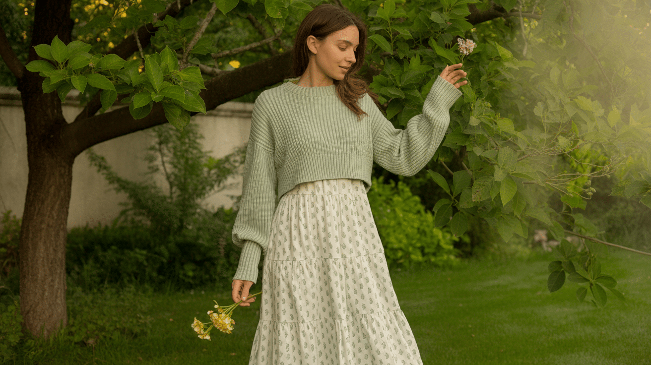 How to Wear a Sweater Over a Dress