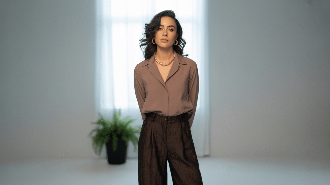 Outfit Ideas: What Color Shirt with Brown Pants?