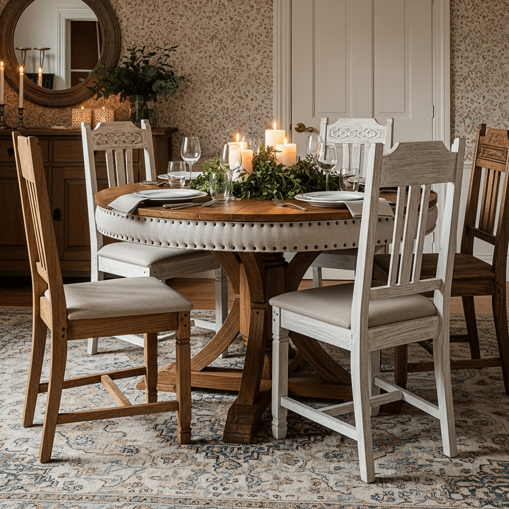 Rustic_Table_with_Upholstered_Edges