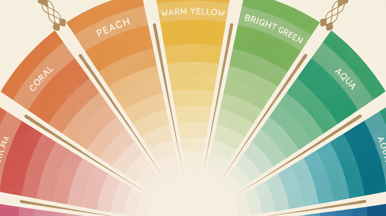 Types of Color Analysis Spring Pallete