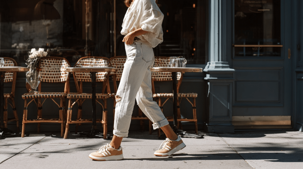 shoes to wear with cropped jeans