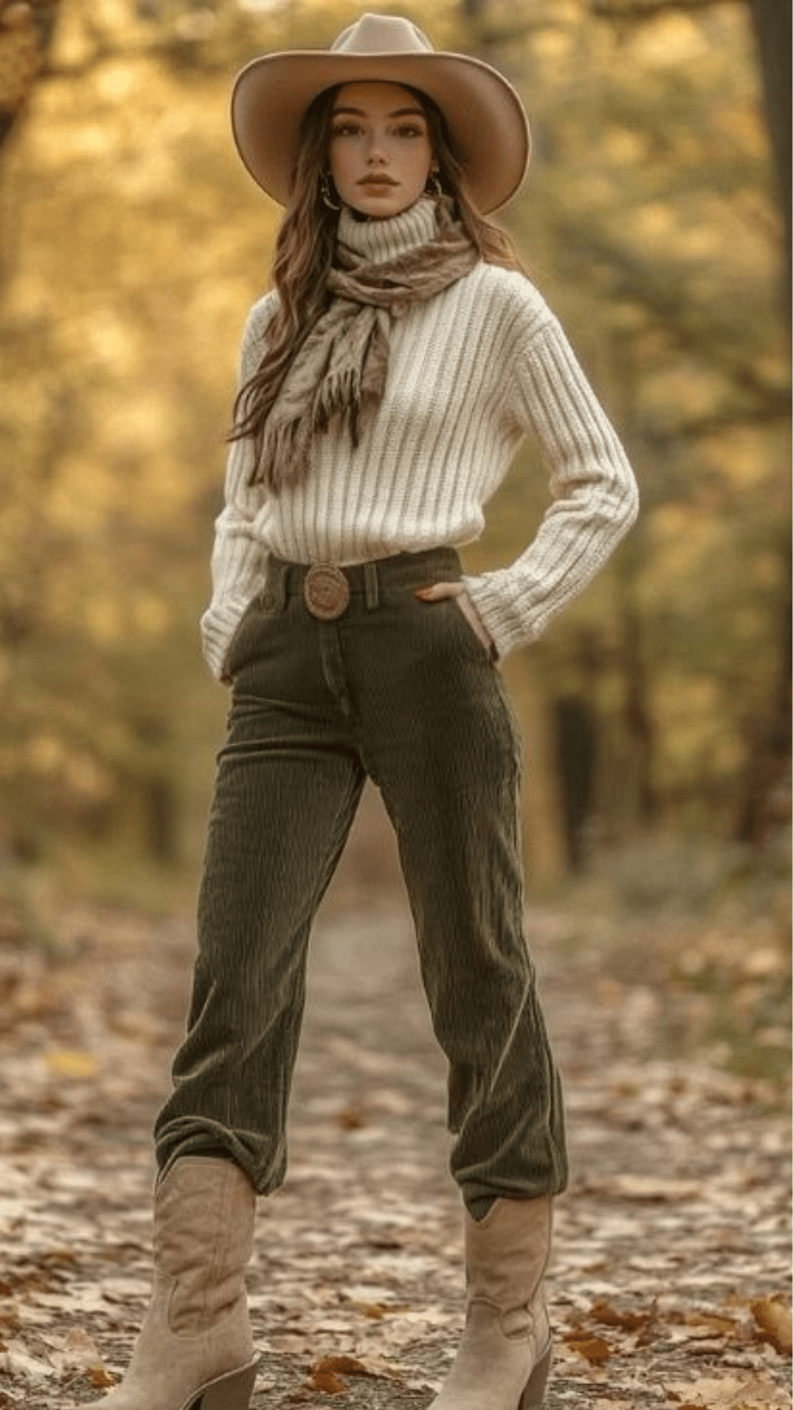 Cowgirl Sweater and Jeans