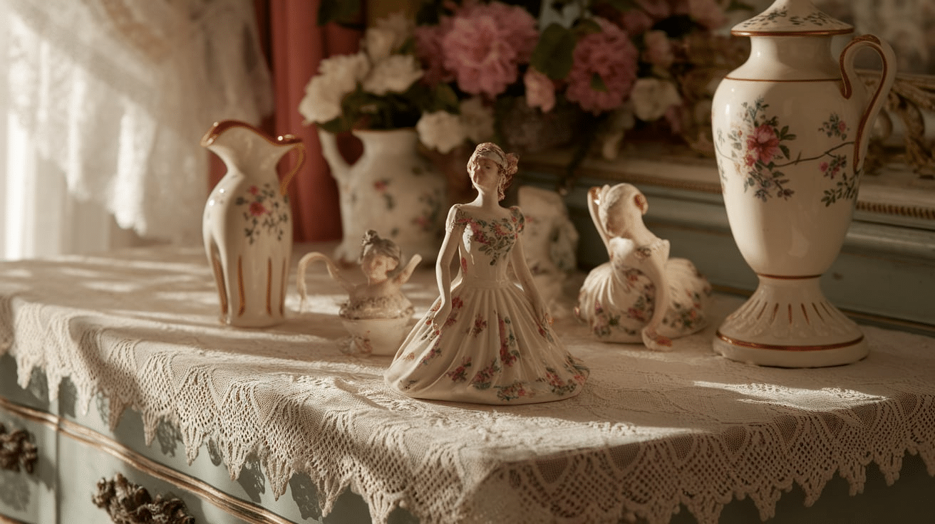 Delicate Porcelain Figurines or Vases