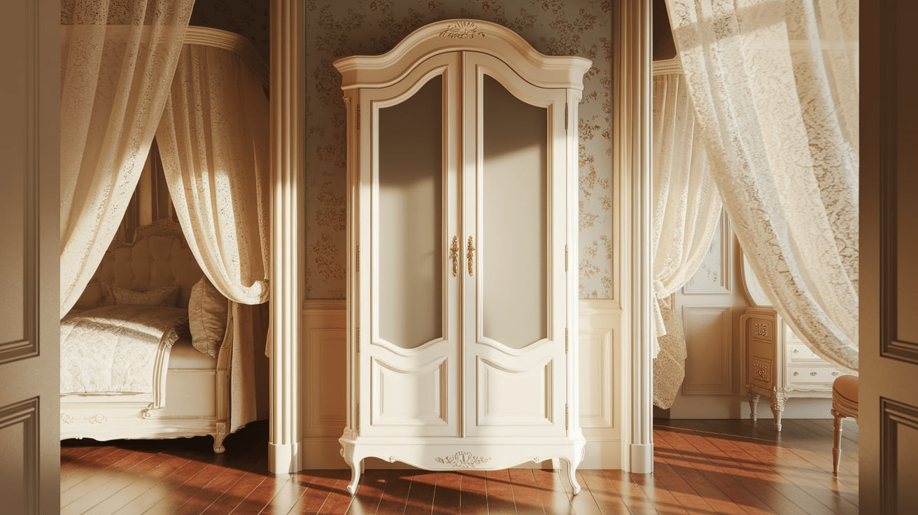 French Door Wardrobe with Frosted Glass