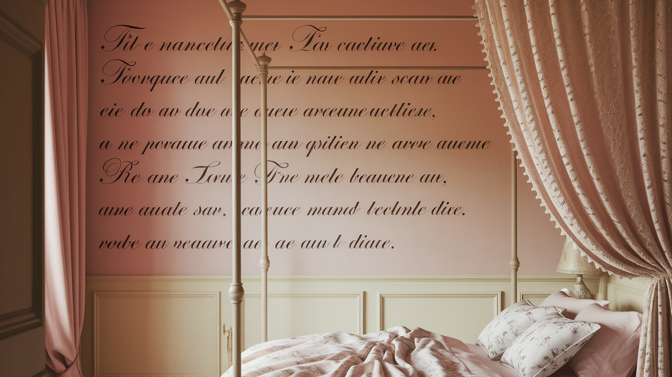 French Script Wall Art