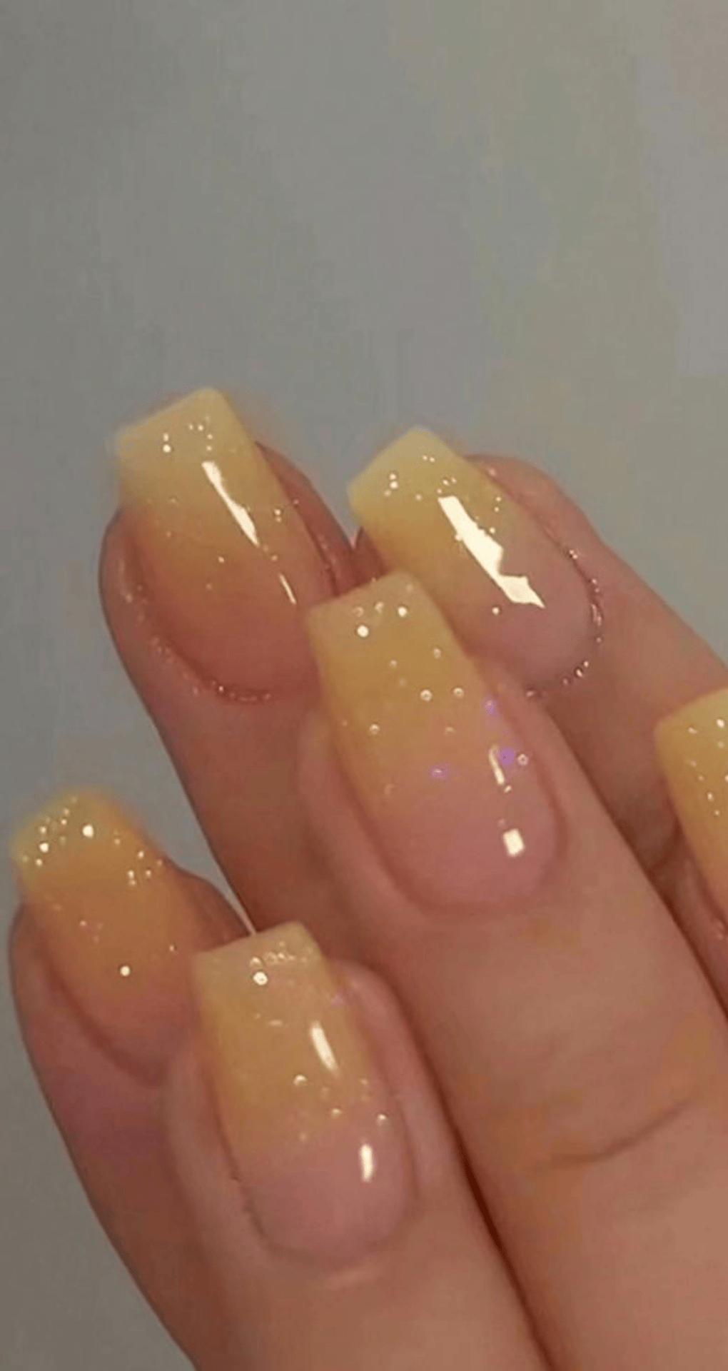 Golden Glitter Fade
