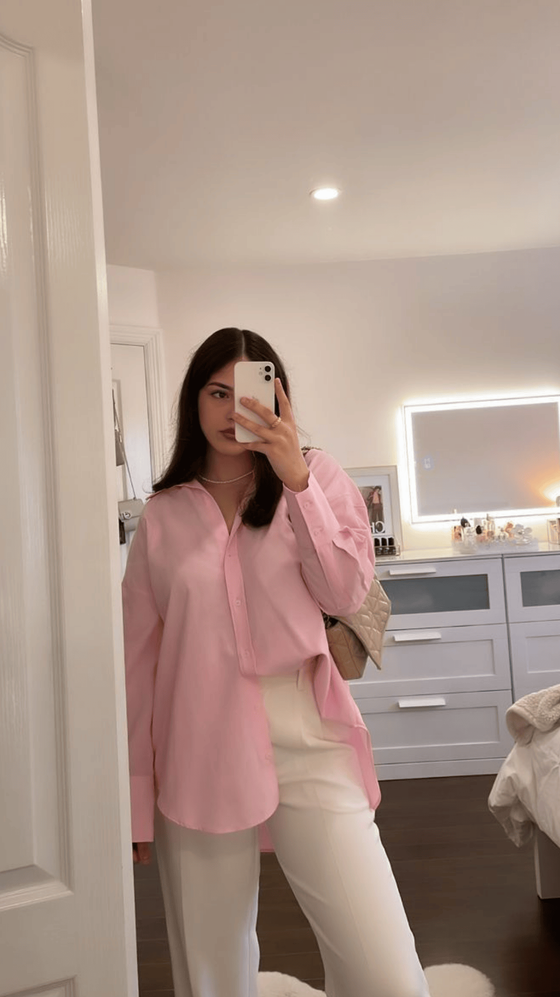 Light Pink Button-up