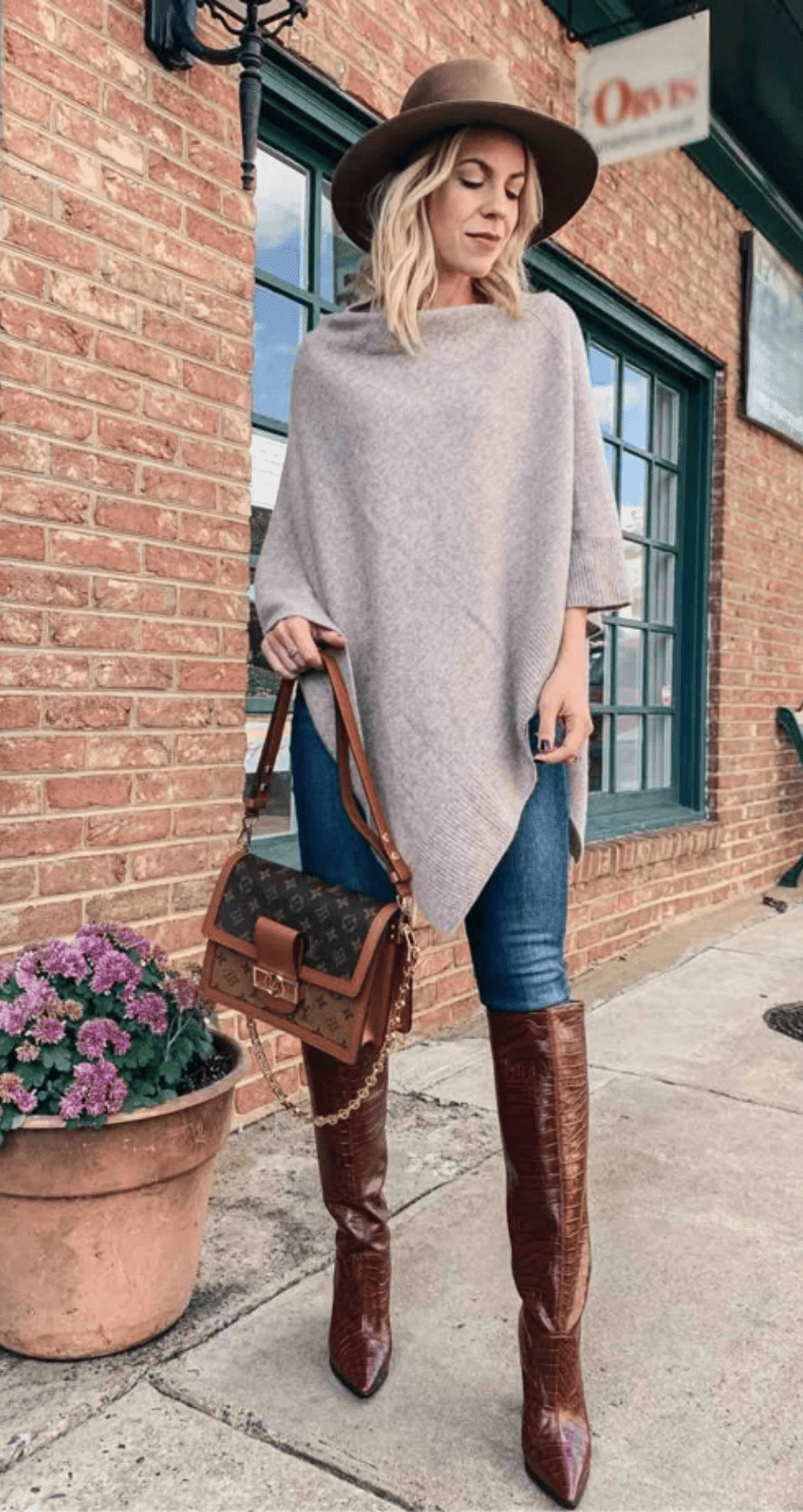Western Poncho & Leggings
