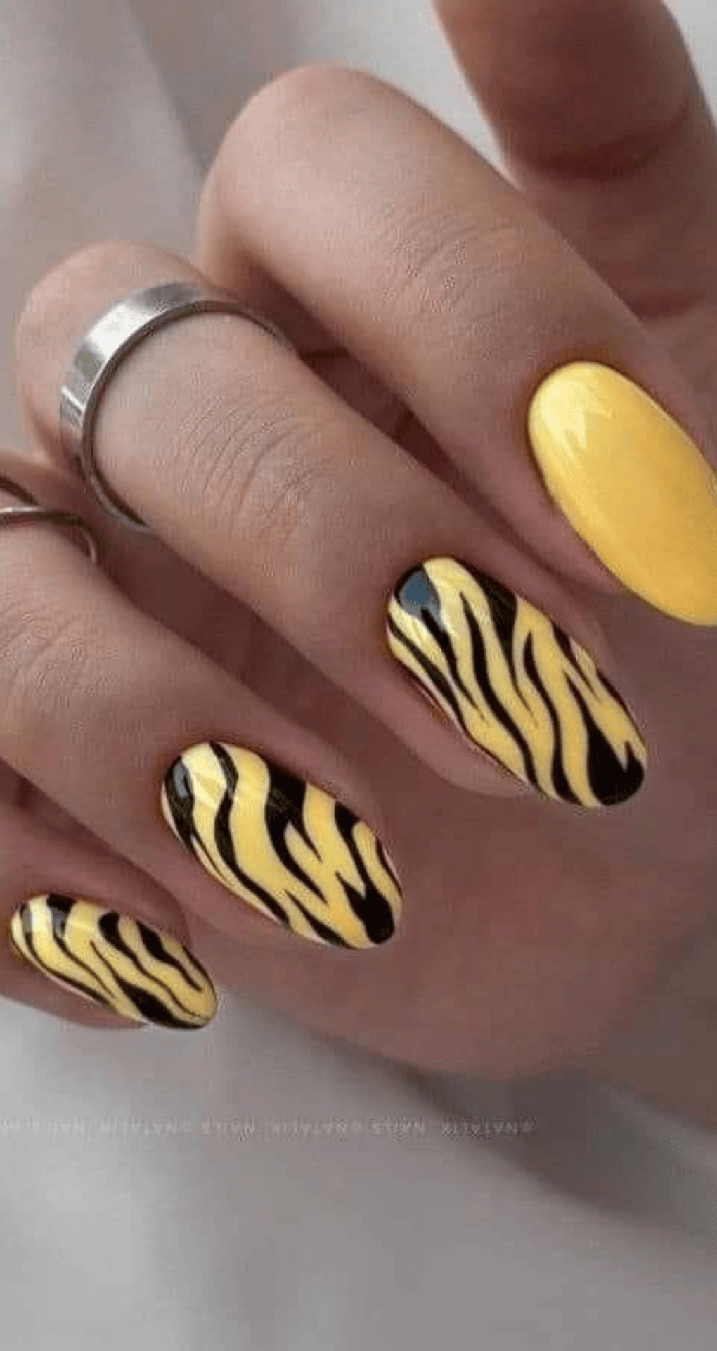 Yellow Animal Print