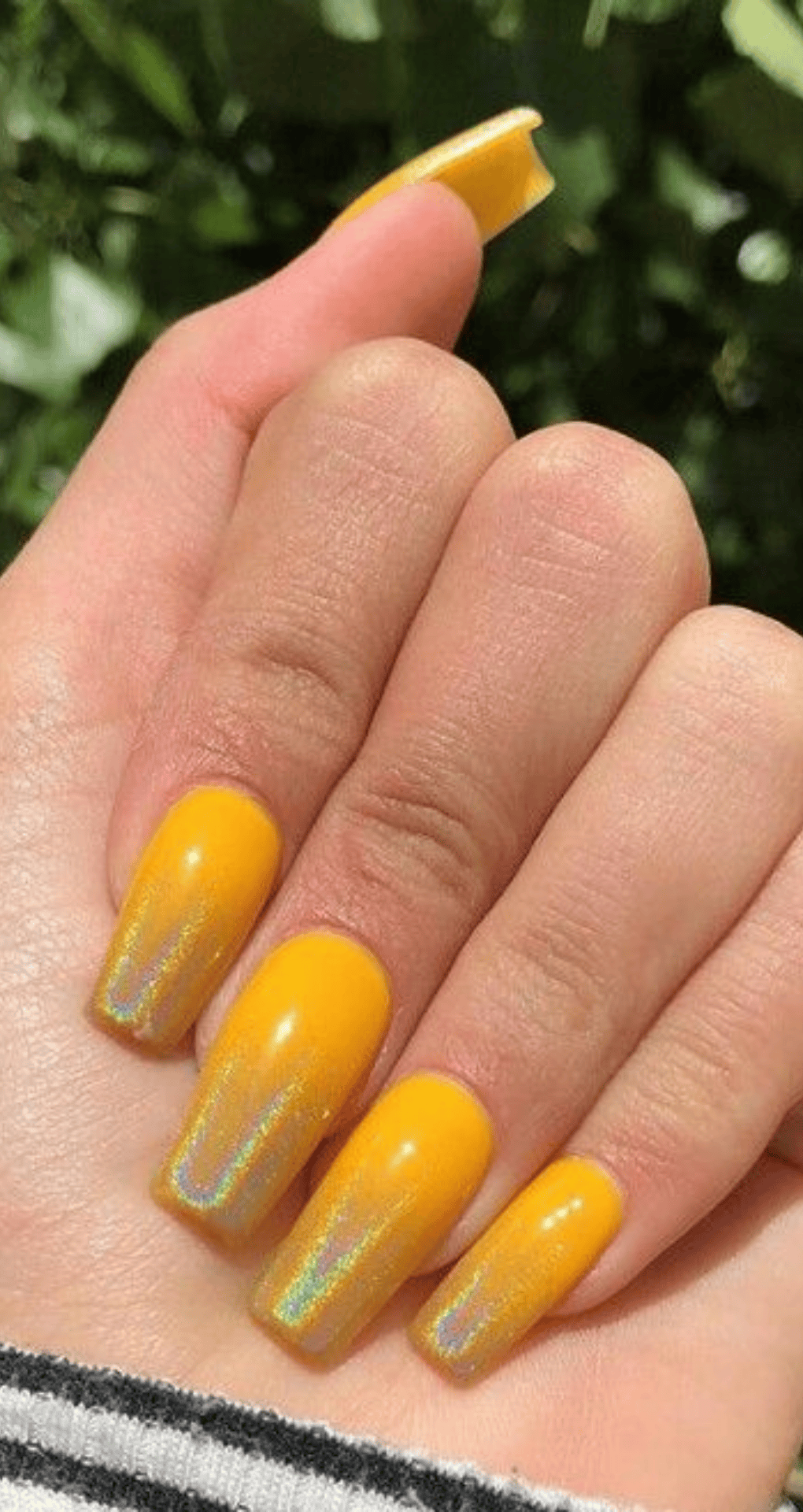 Yellow and Silver Sparkle