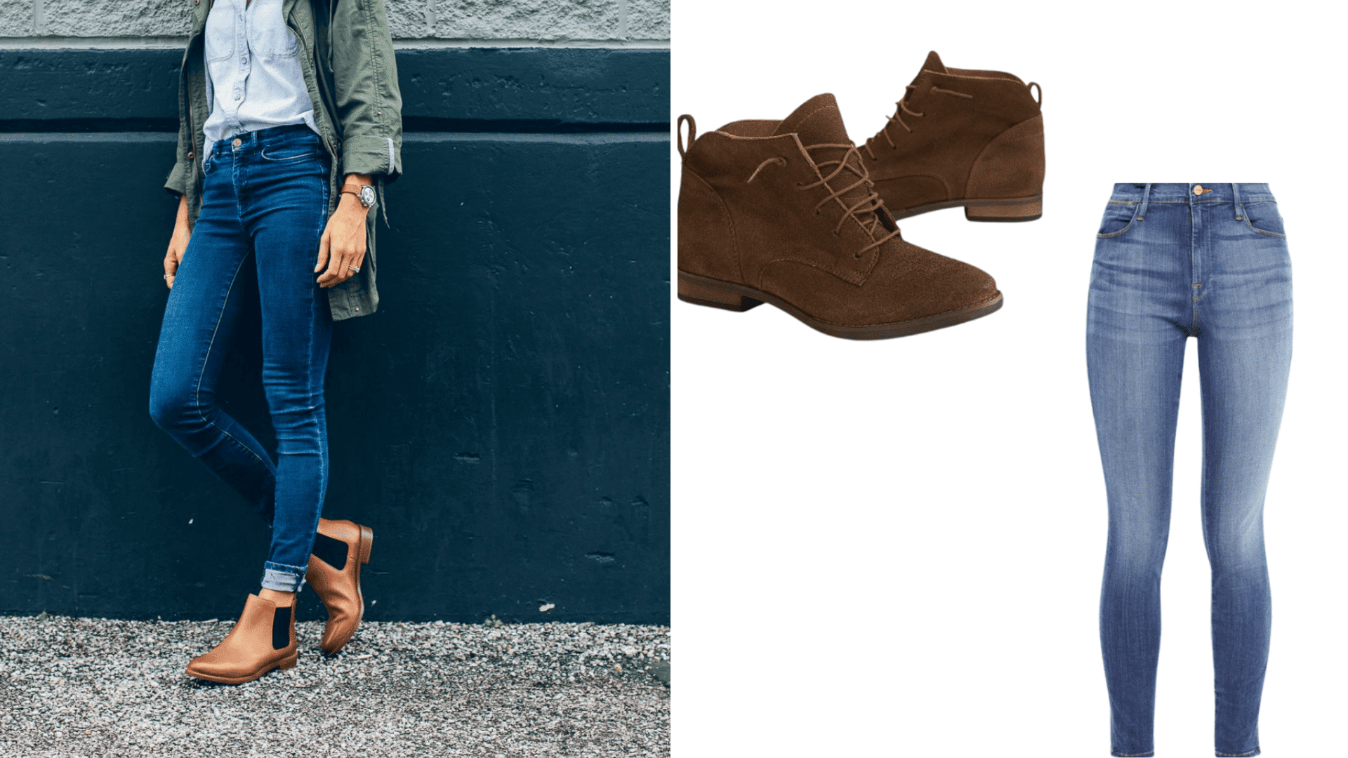 Chukka Boots with Denim Jeans