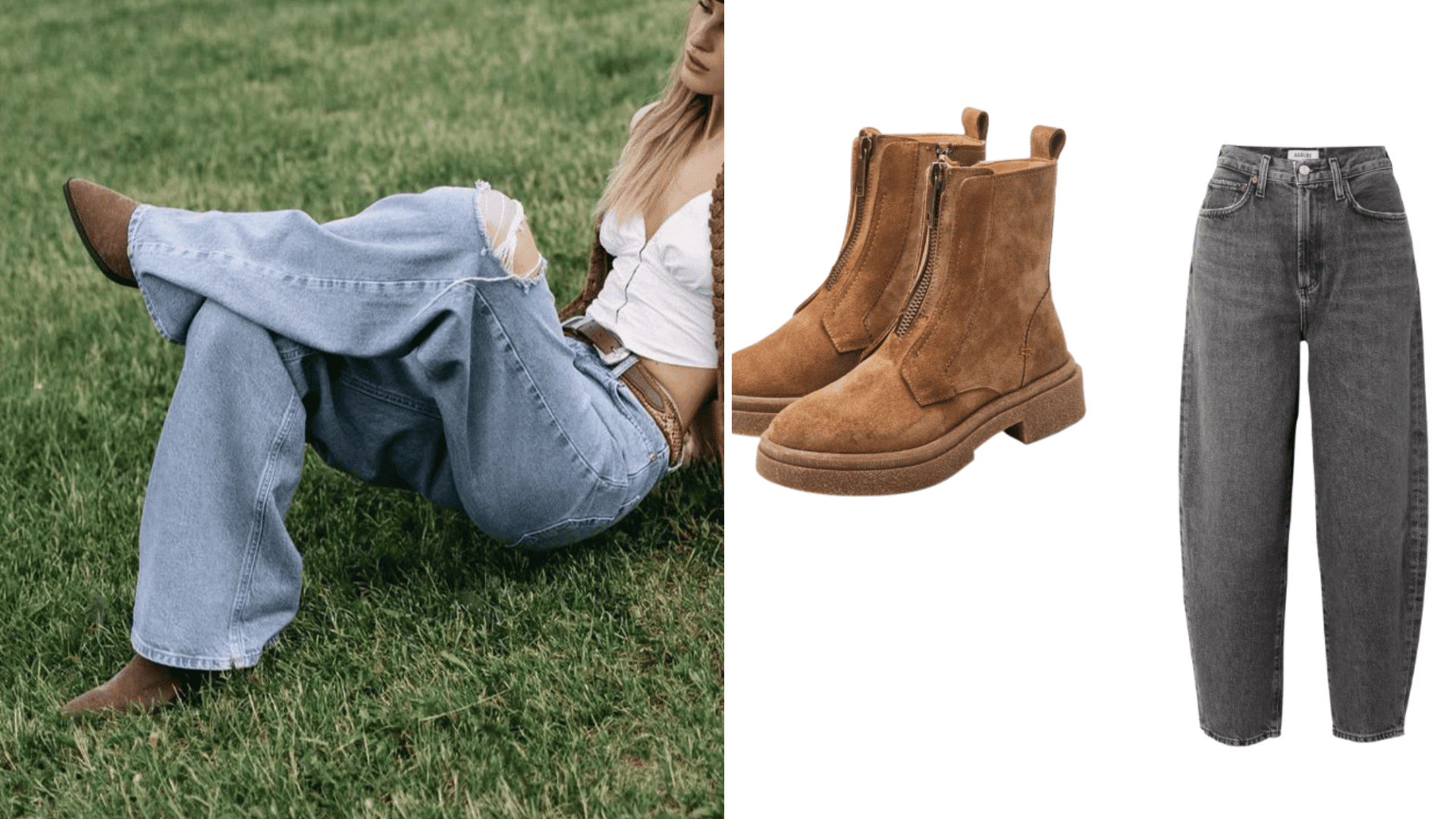 Desert Boots with Tapered Jeans