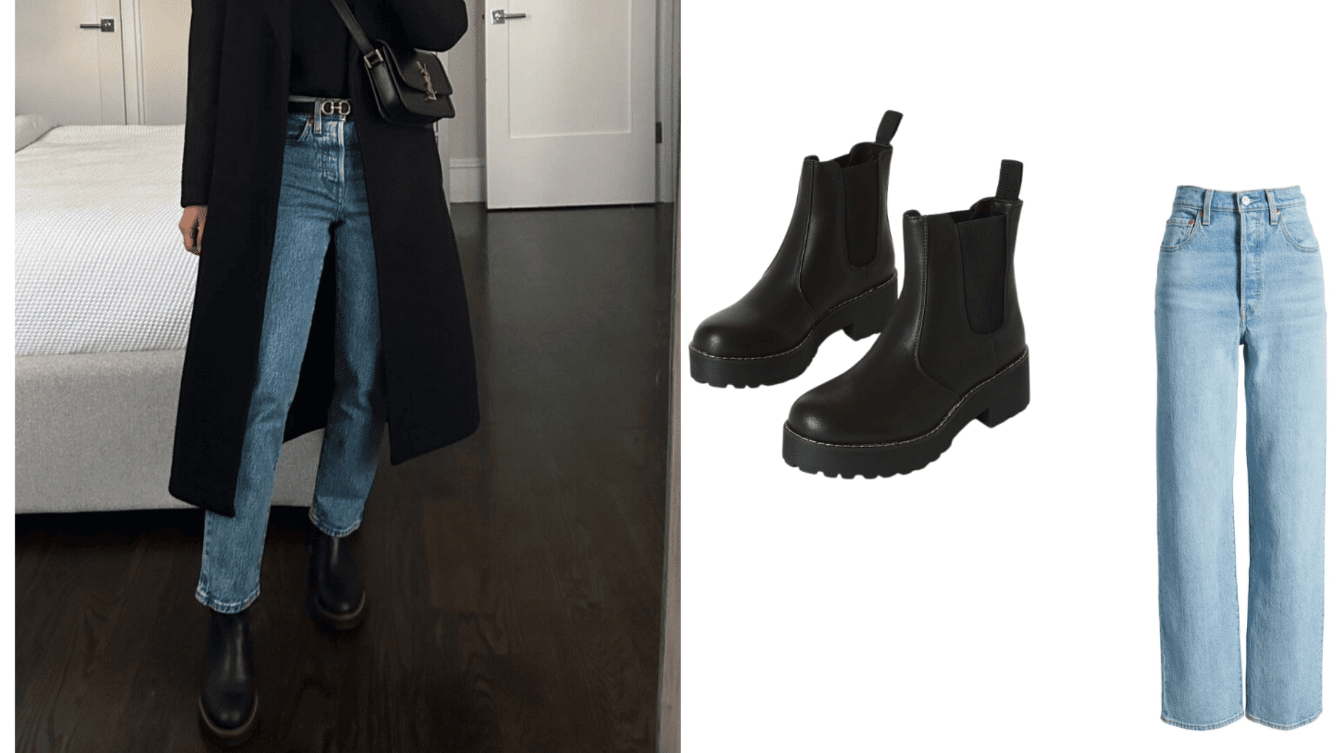Chelsea Boots with Straight-Leg Jeans