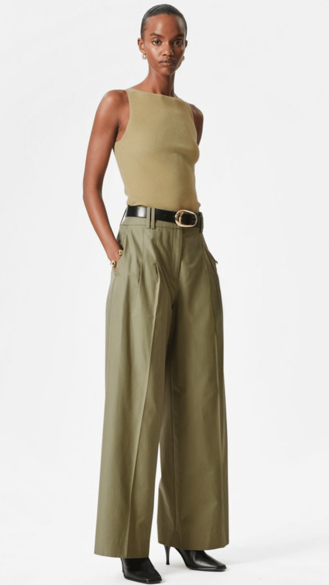 Yellow and Khakhi Pants