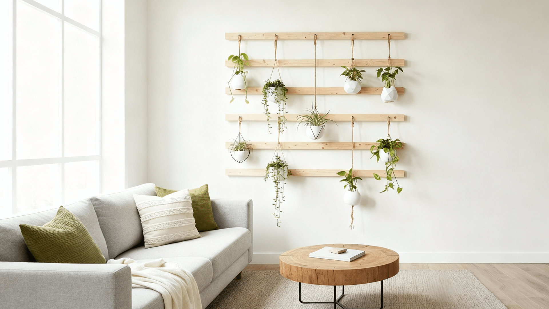 hanging planter wall