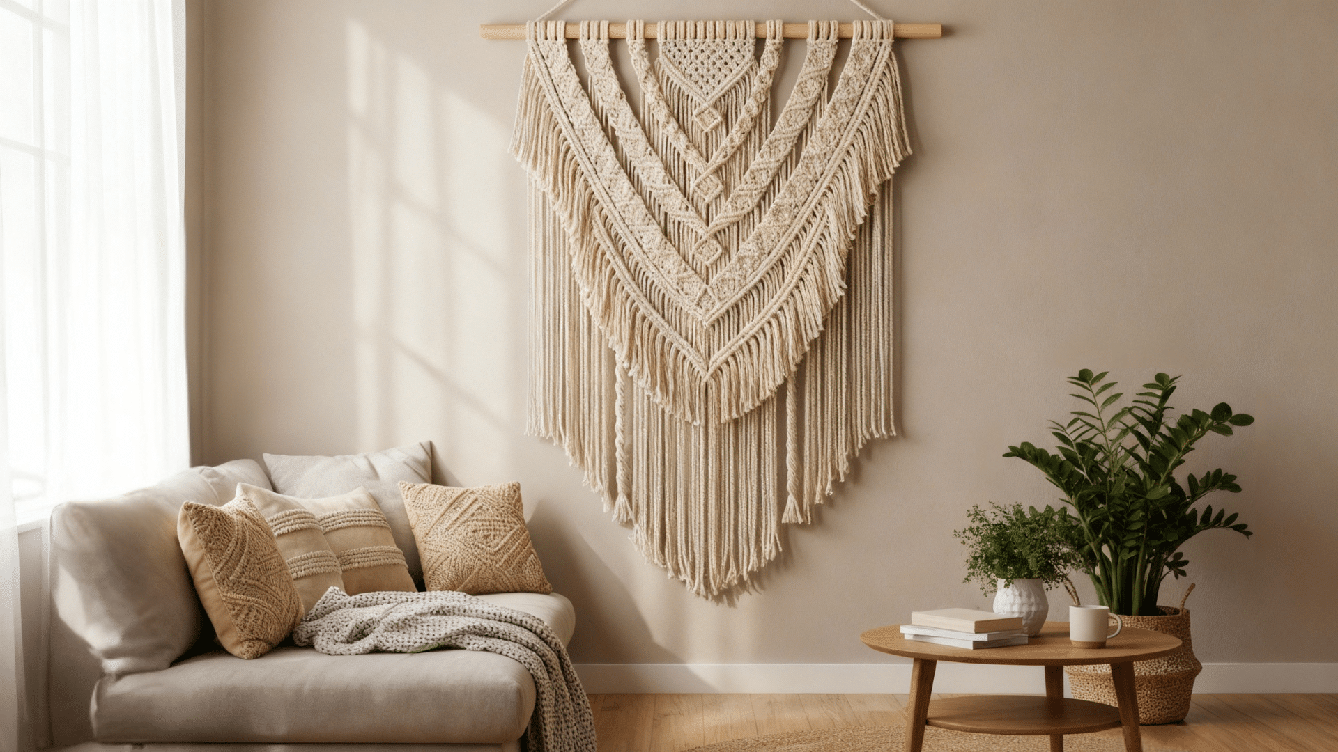 macrame wall hanging