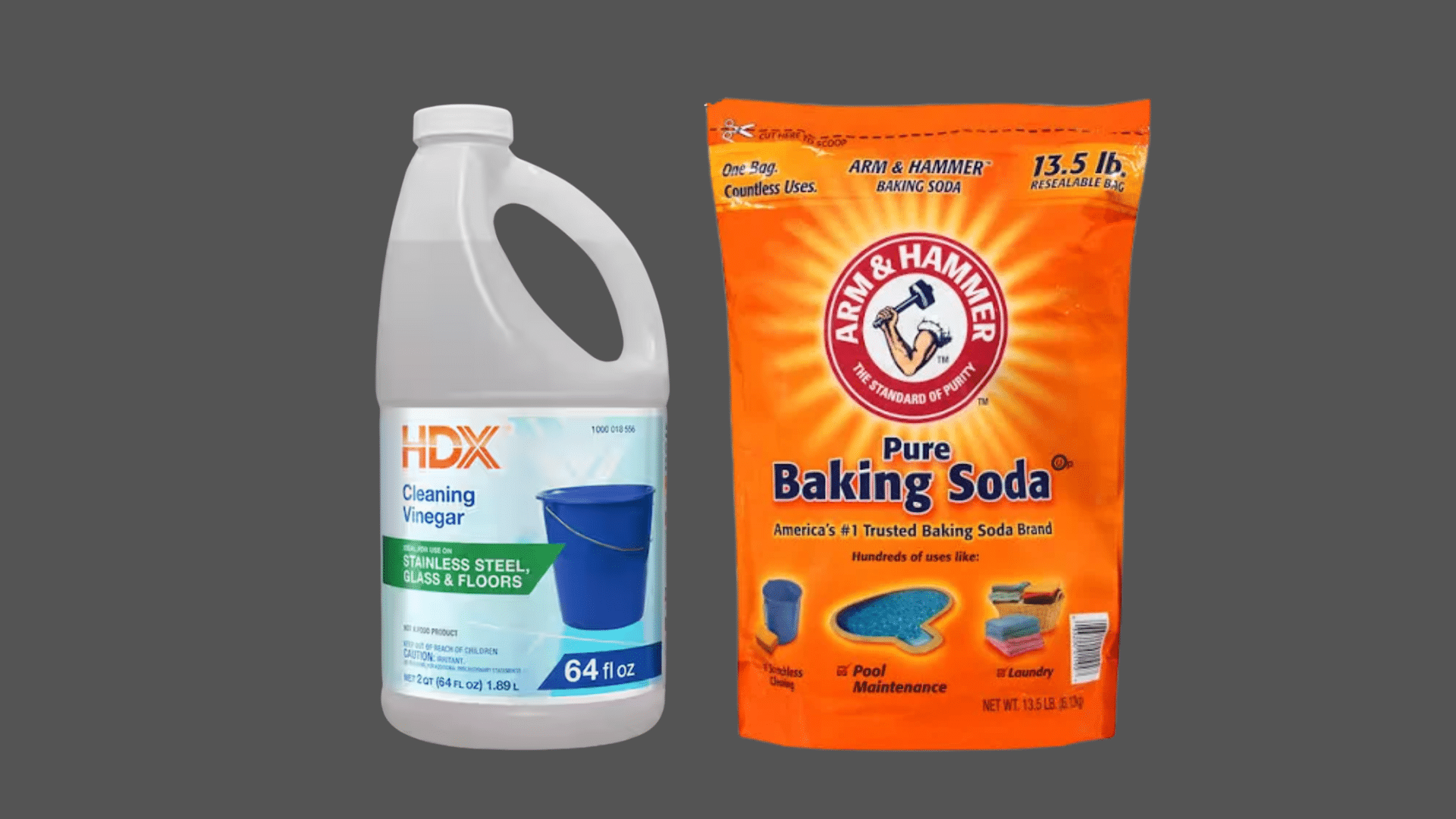 vinegar and baking soda shower