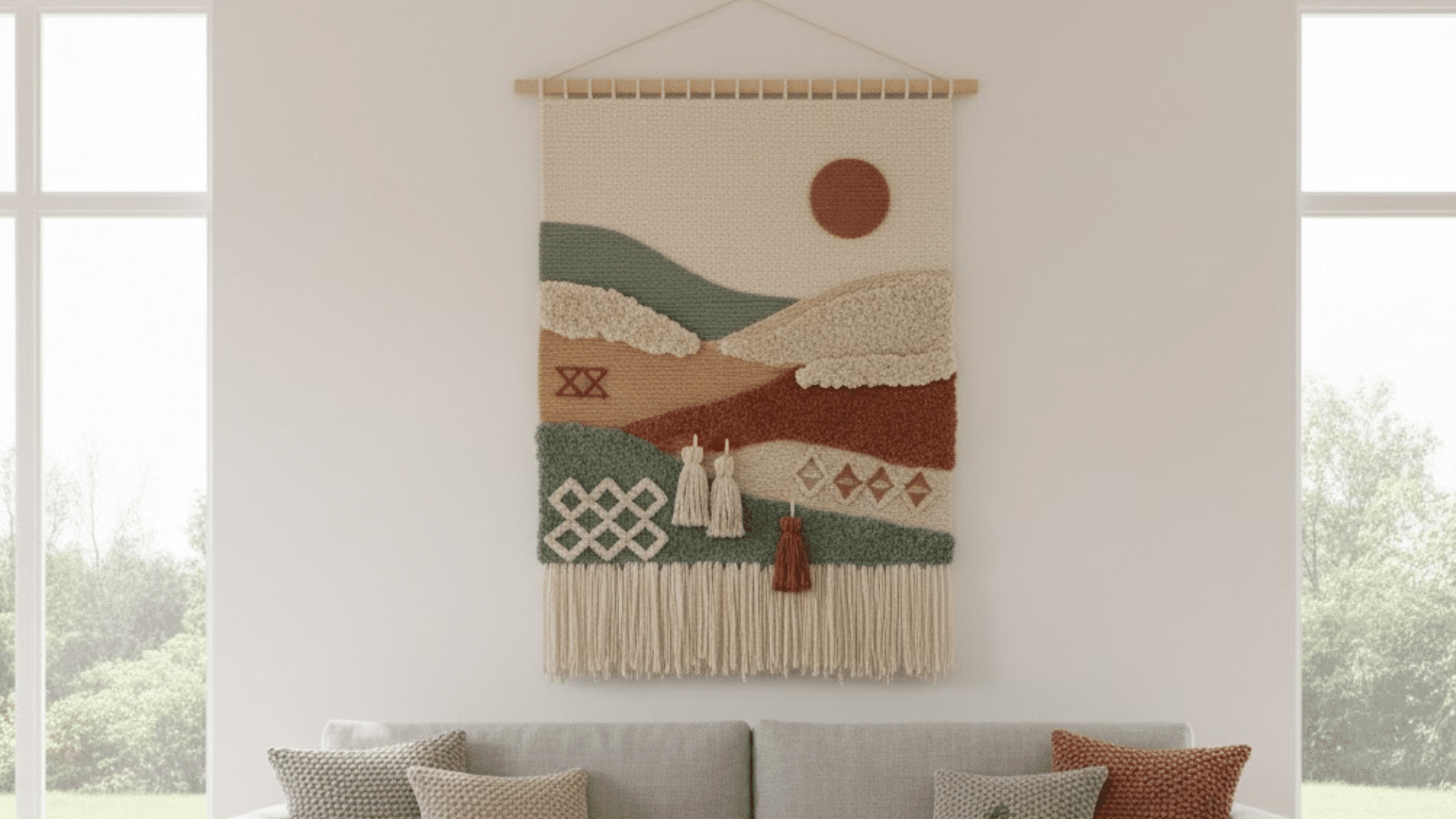 yarn wall art