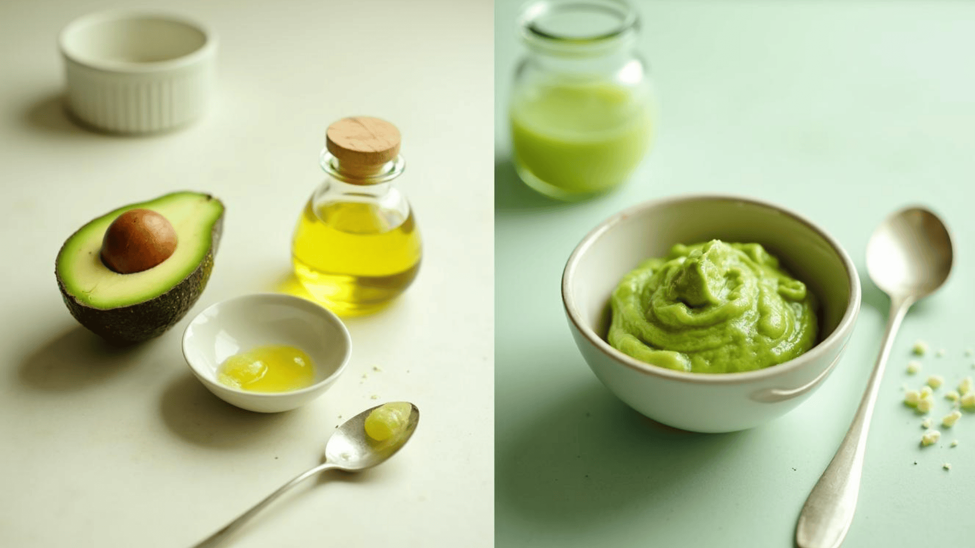 avocado and olive oil mask for sensitive skin