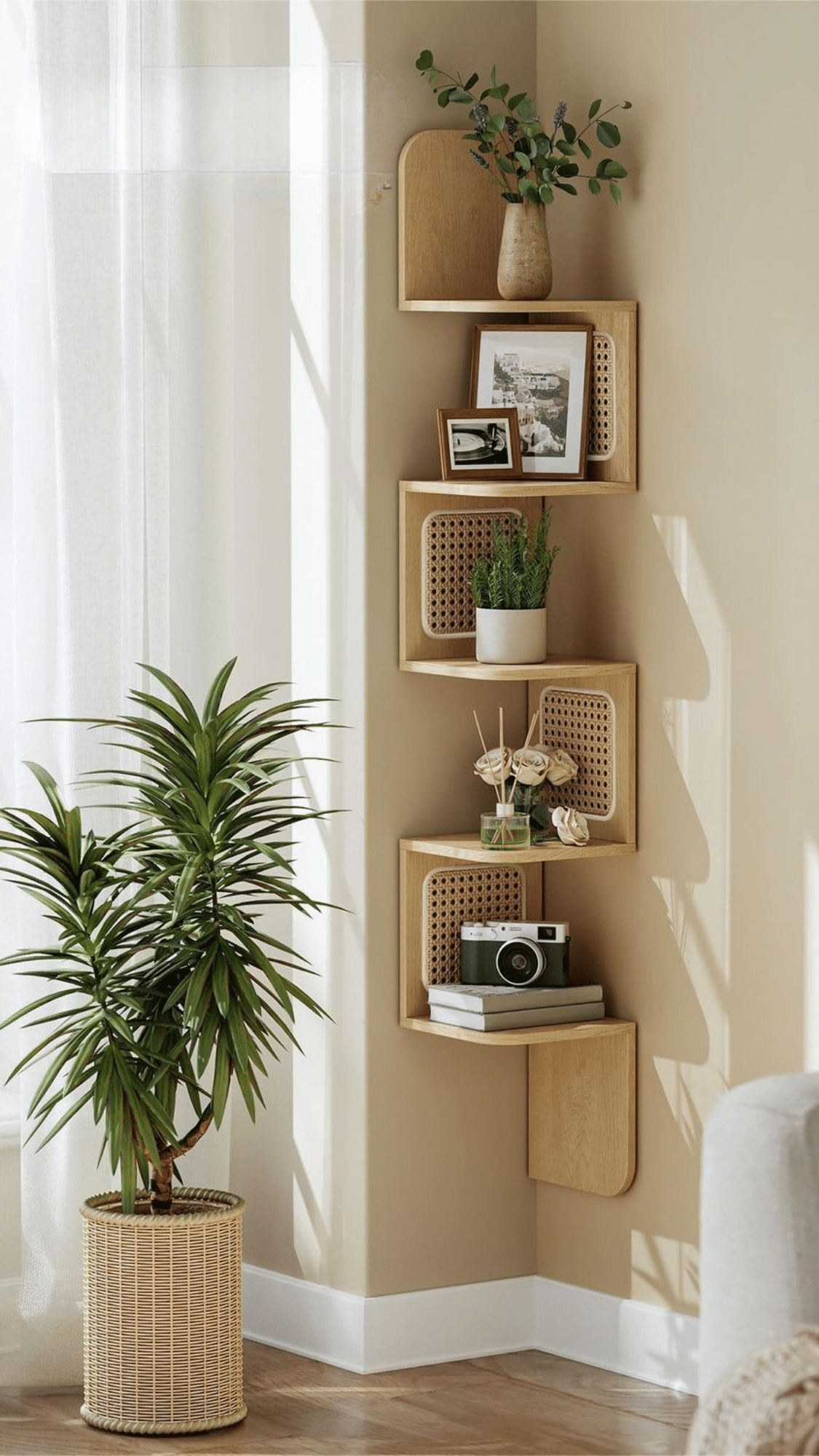 corner shelving unit