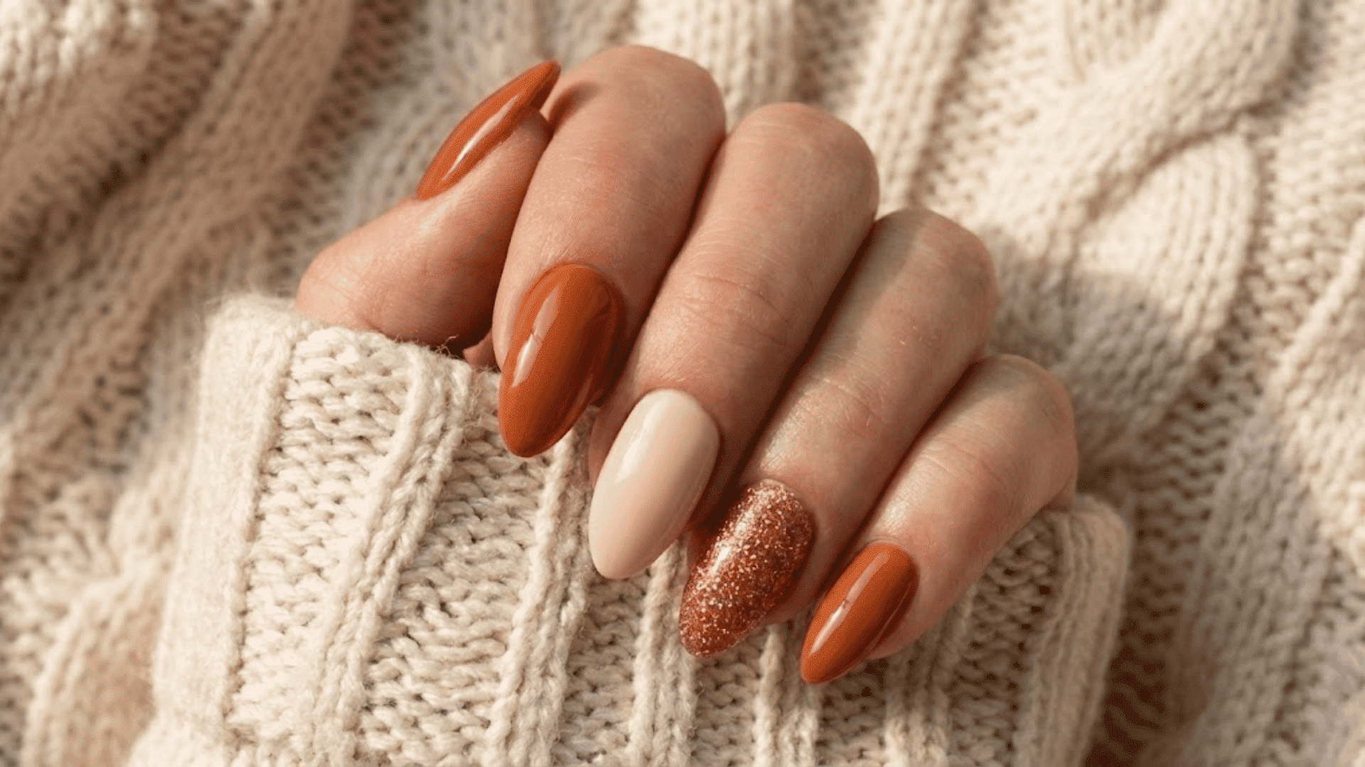 fall dip nails