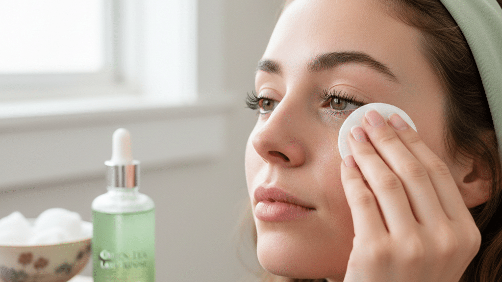 green tea lash rinse