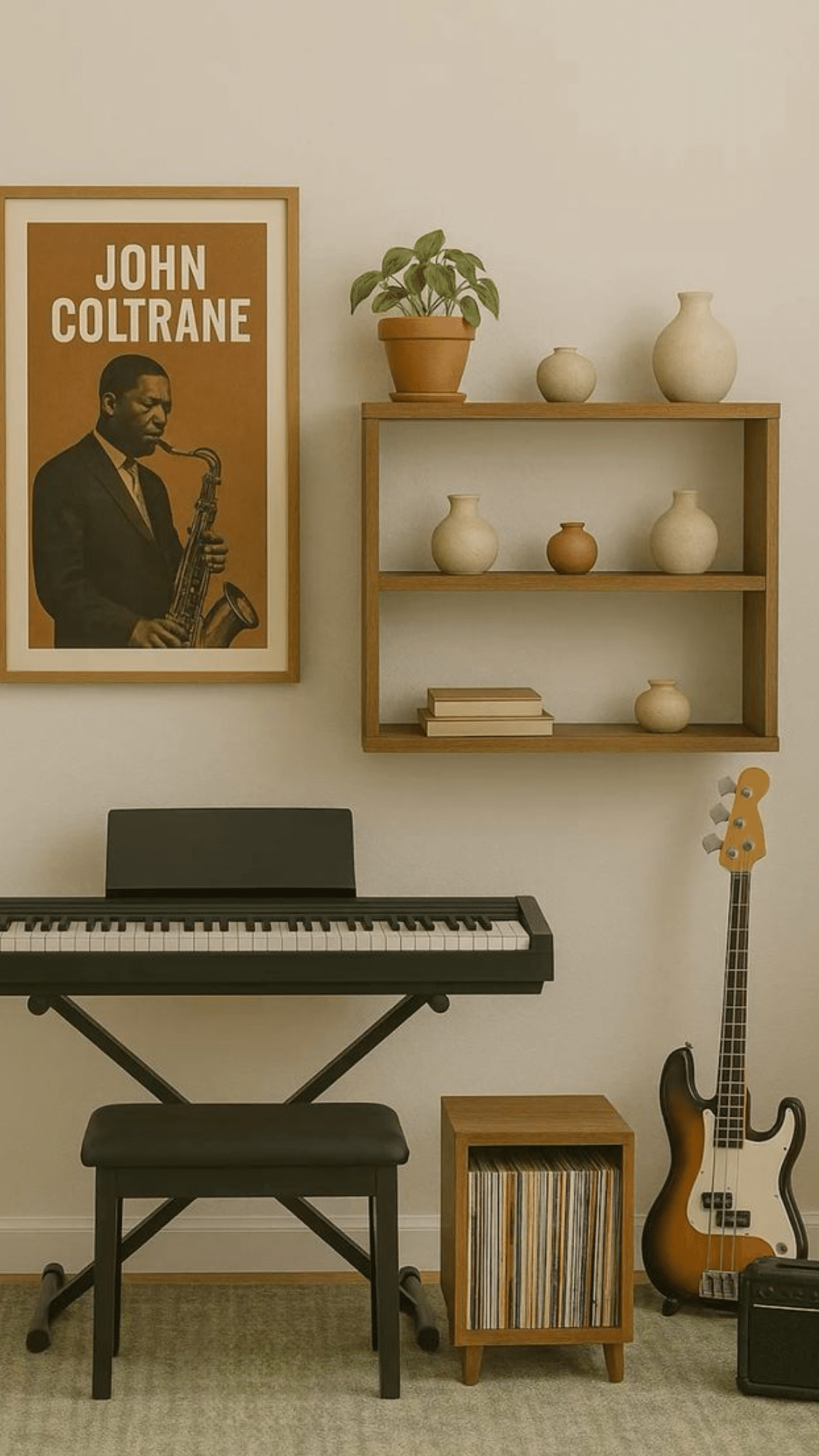 musical instrument corner'