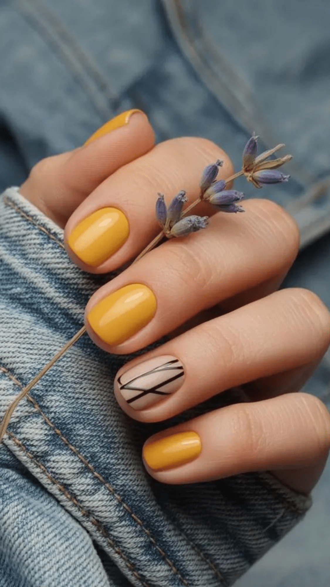 mustard yellow accent