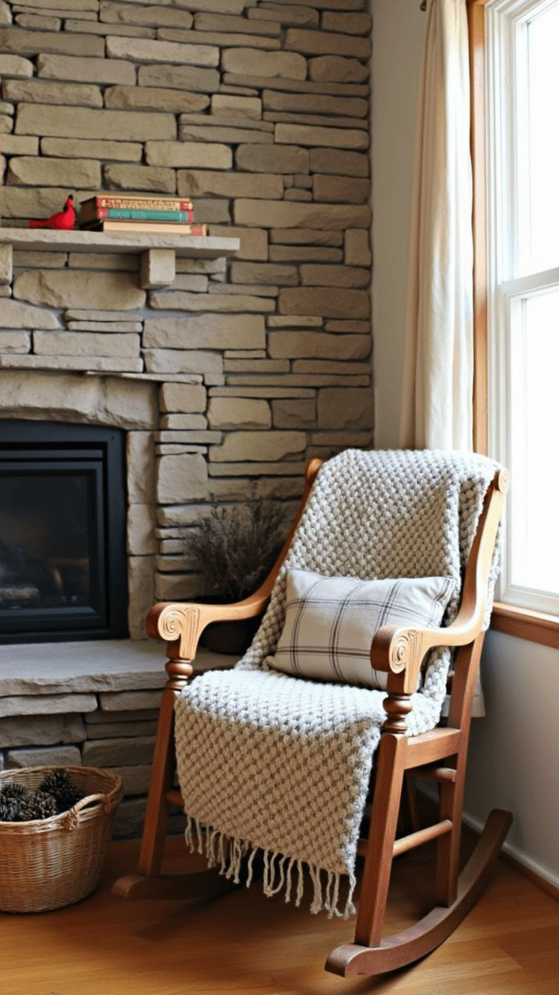 rocking chair with ottoman
