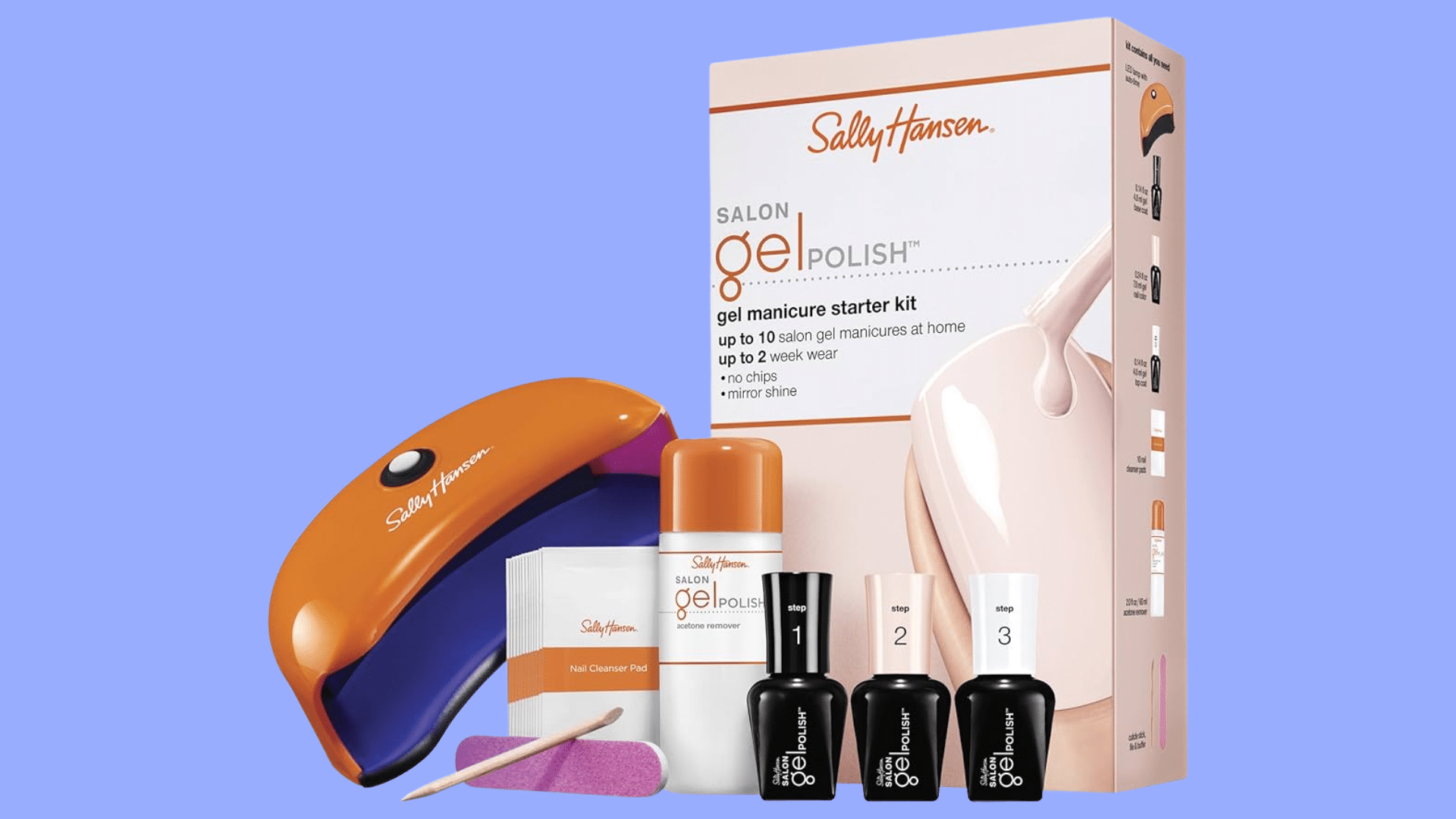 sally hansen salon gel polish manicure starter kit