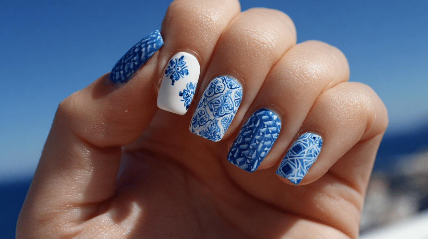 Mediterranean Tile Nails