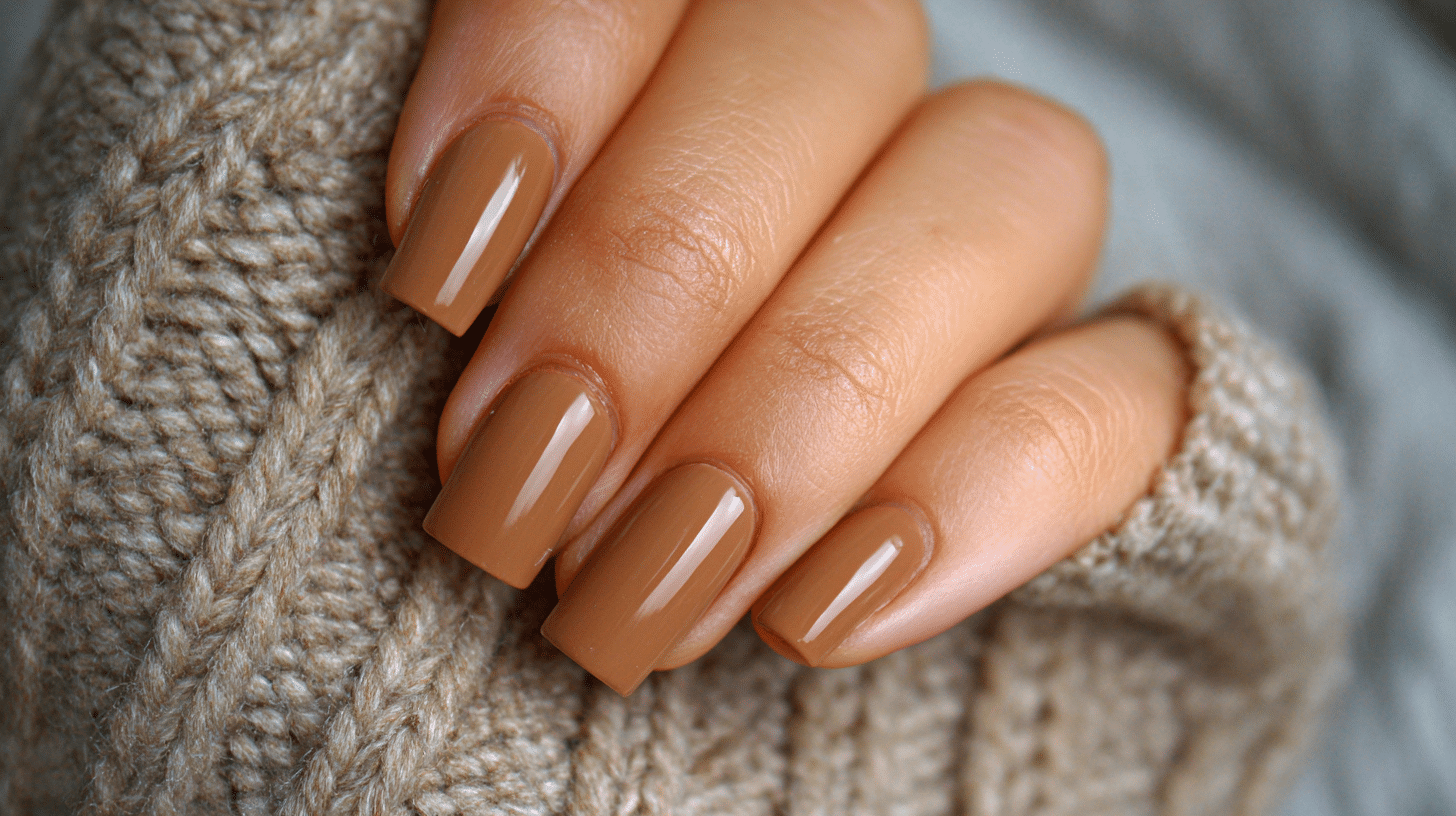 Salted Caramel Nude Nails