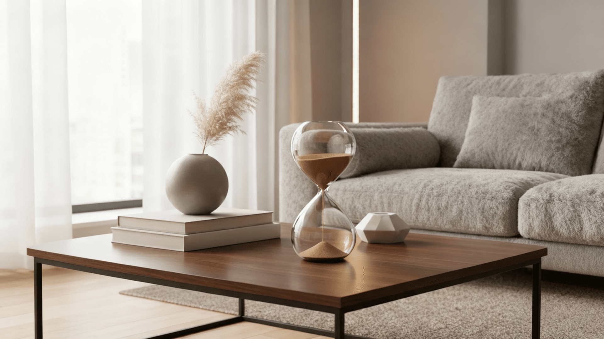 a decorative hourglass