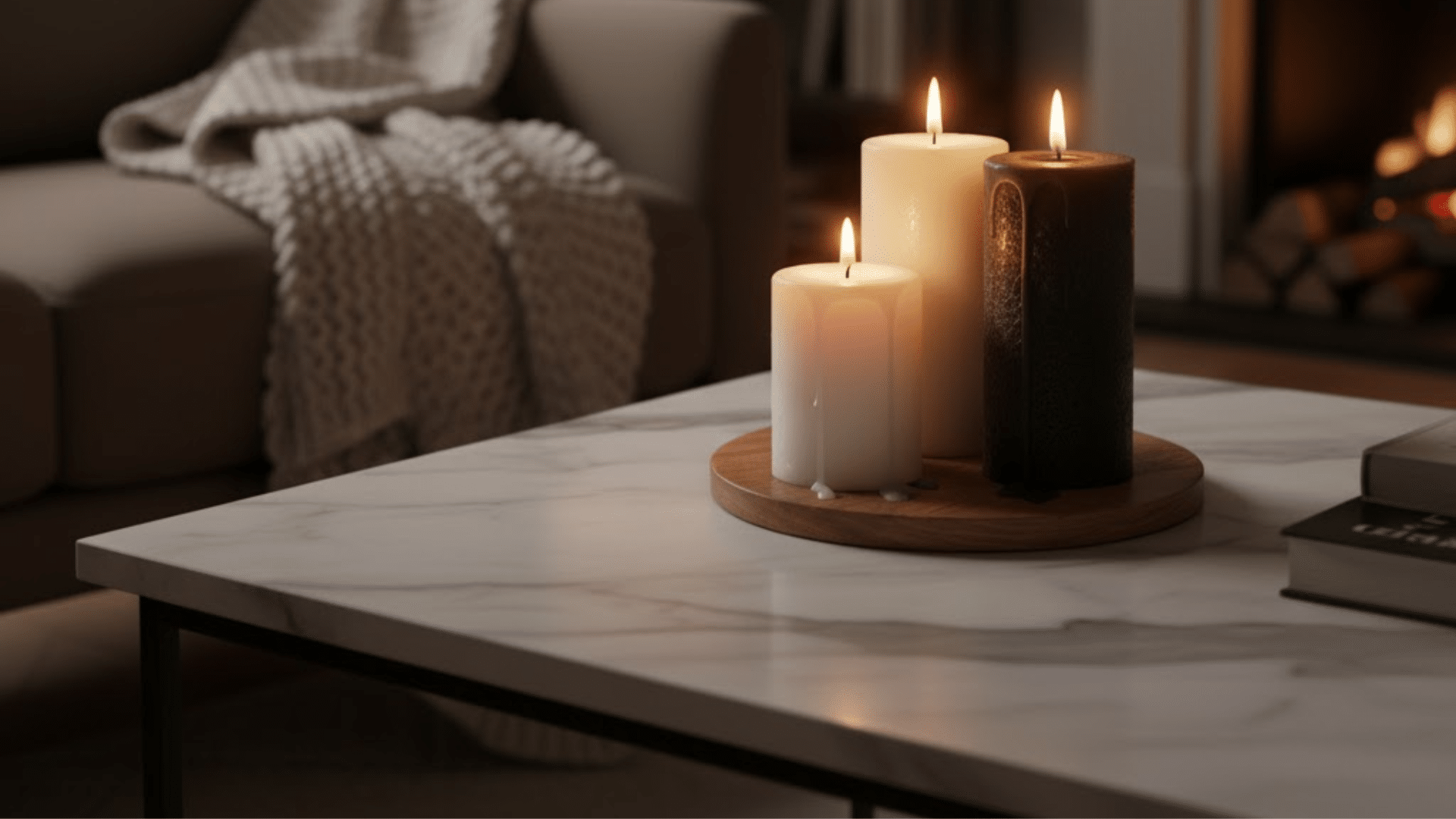 candles in varying heights