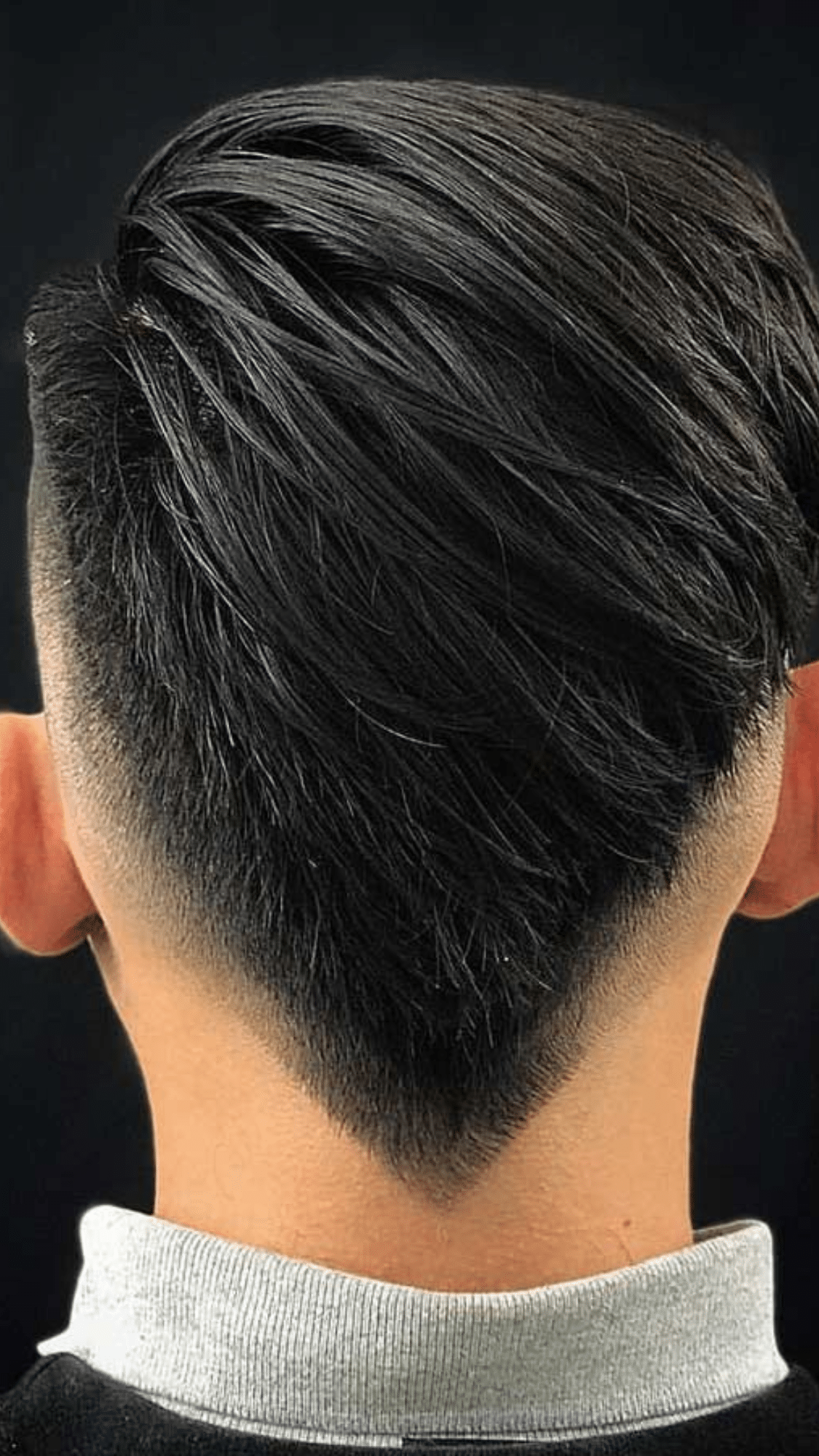 comb over mullet fade