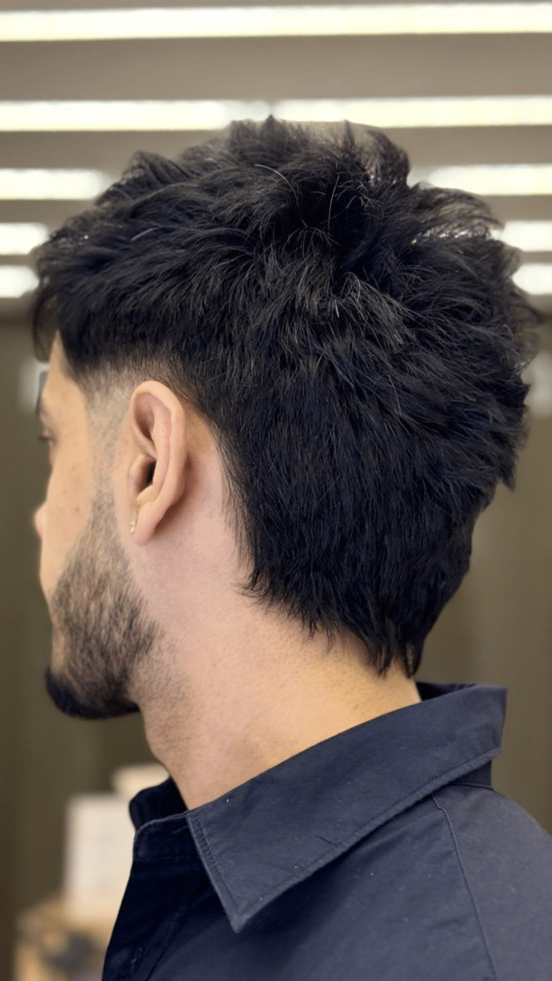 drop fade mullet