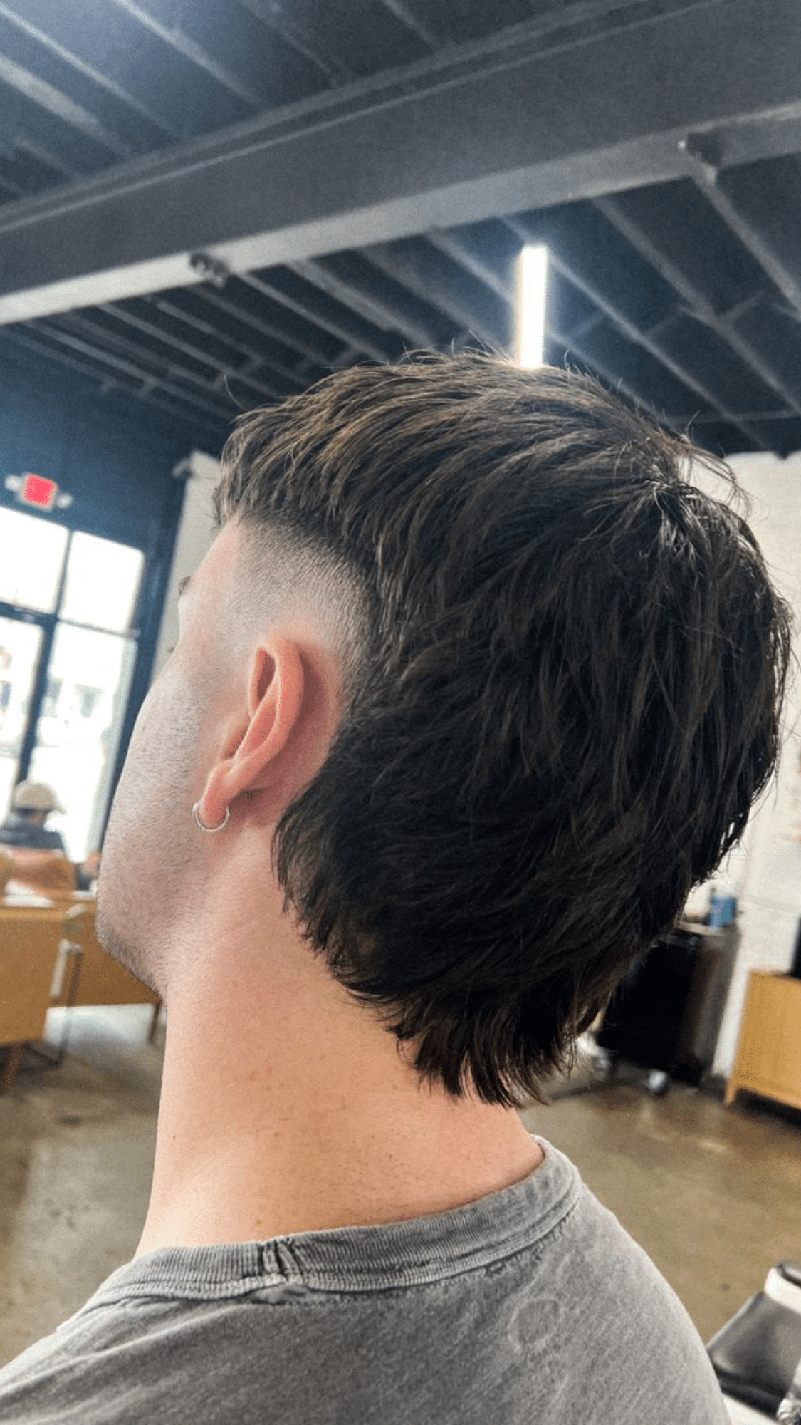 horseshoe mullet fade