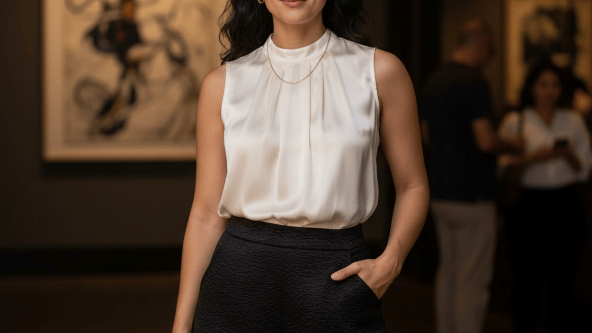 how to style a skirt suit