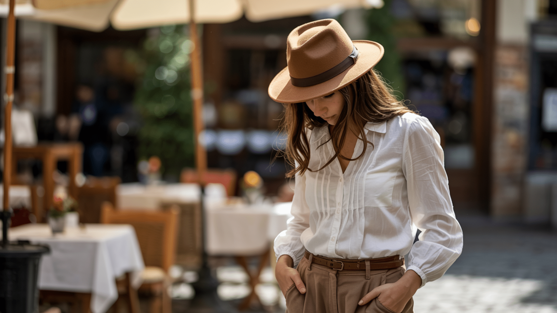 how to style brown pants